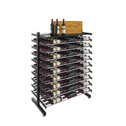 Evolution Double-Sided Island Display | 126 Bottle Freestanding Metal Wine Rack