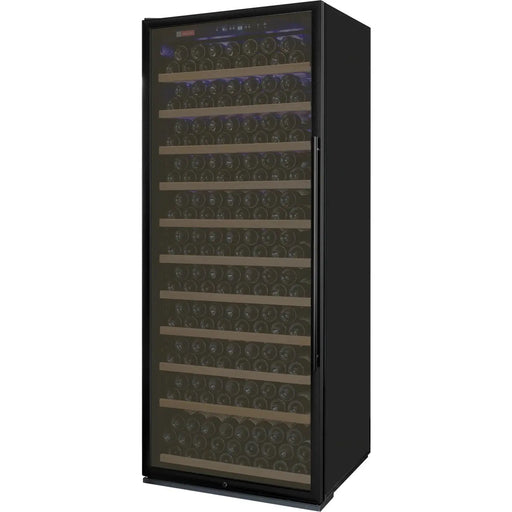 32" Wide Vite II Tru-Vino 277 Bottle Single Zone Black Right Hinge Wine Refrigerator