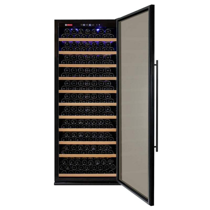 32" Wide Vite II Tru-Vino 277 Bottle Single Zone Stainless Steel Left Hinge Wine Refrigerator