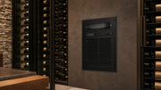 Breezaire WKL 8000 Black Aluminum lifestyle wine cellar installation