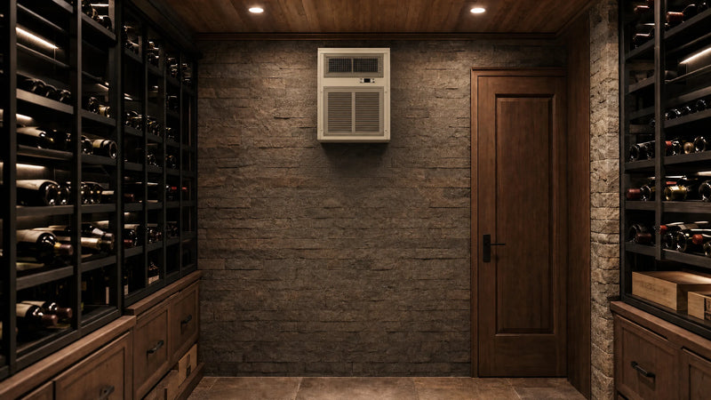 Breezaire WKSL 4000 wine cellar installation