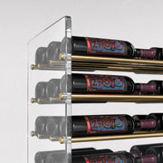 Evolution Wine Tower 72 inch detail view of bottle storage