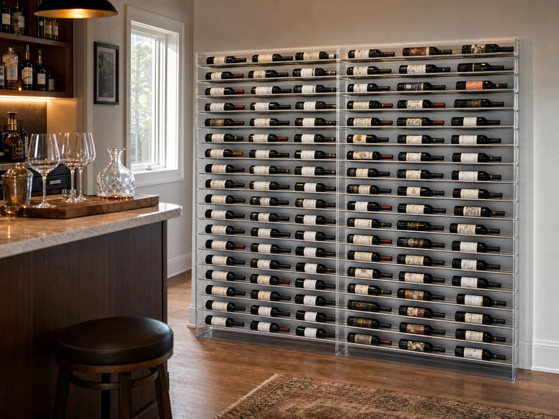 Evolution Wine Tower 47 with 1 extension, 162 bottles, lifestyle room view
