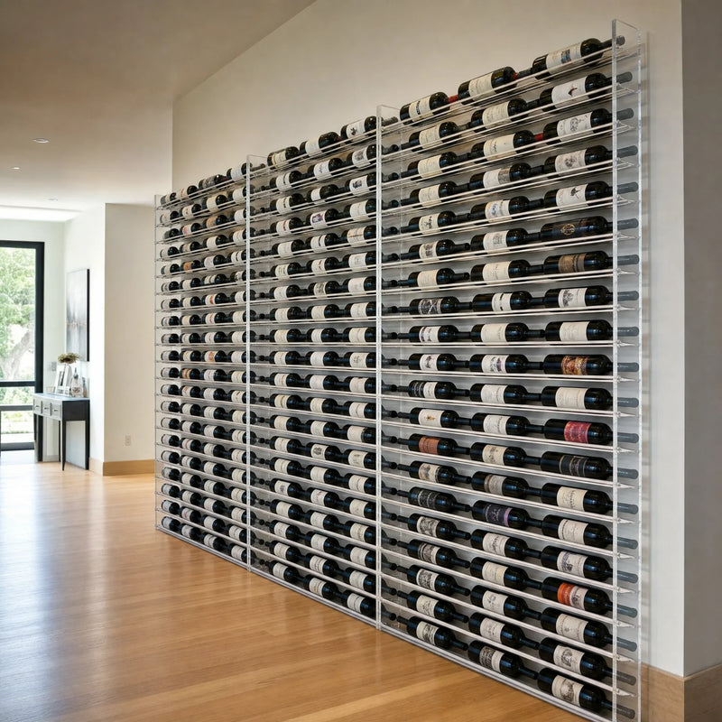 Evolution Wine Tower 47 with 3 extensions, 324 bottles, in a modern living space