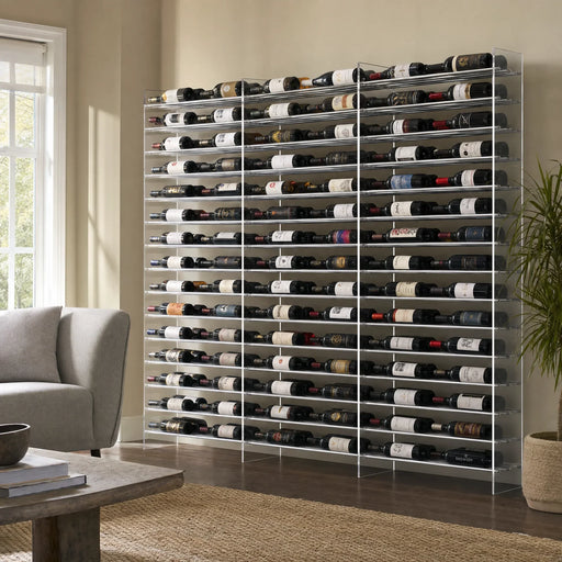 Evolution Wine Tower 47 with 2 extensions, 243 bottles, in a modern living space