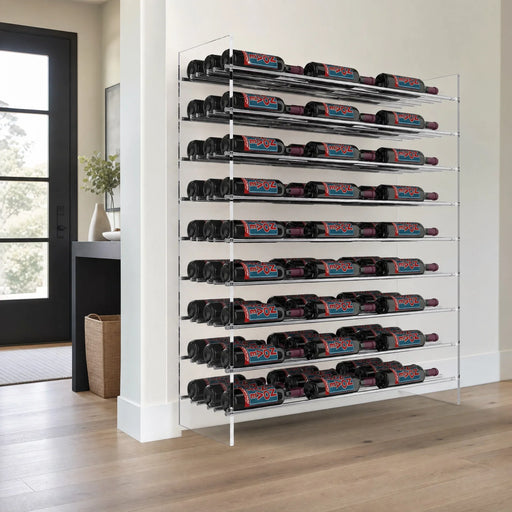 Evolution Wine Tower 47 inch with 81 bottles in a living space