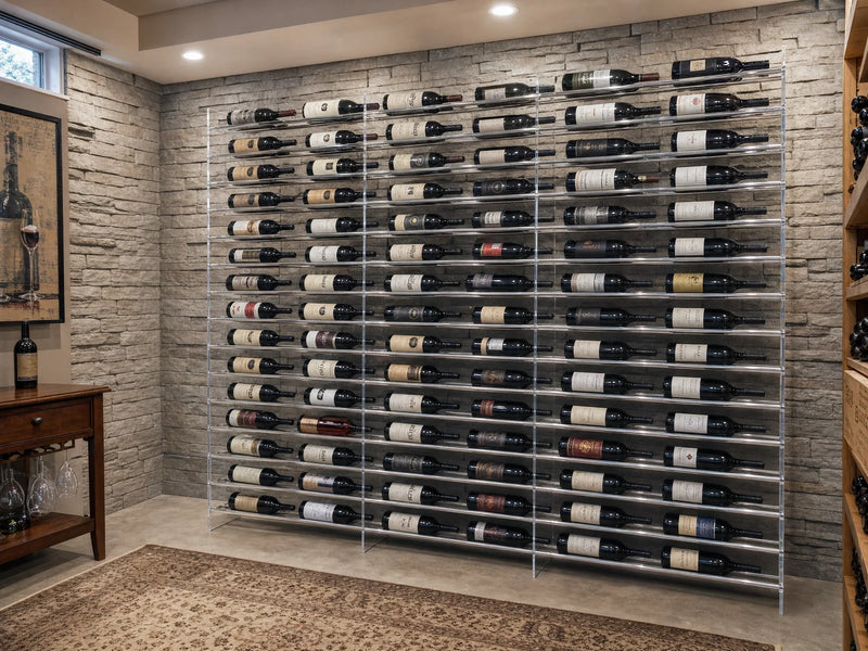 Evolution Wine Tower 72 with 2 extensions, 378 bottles, lifestyle room view