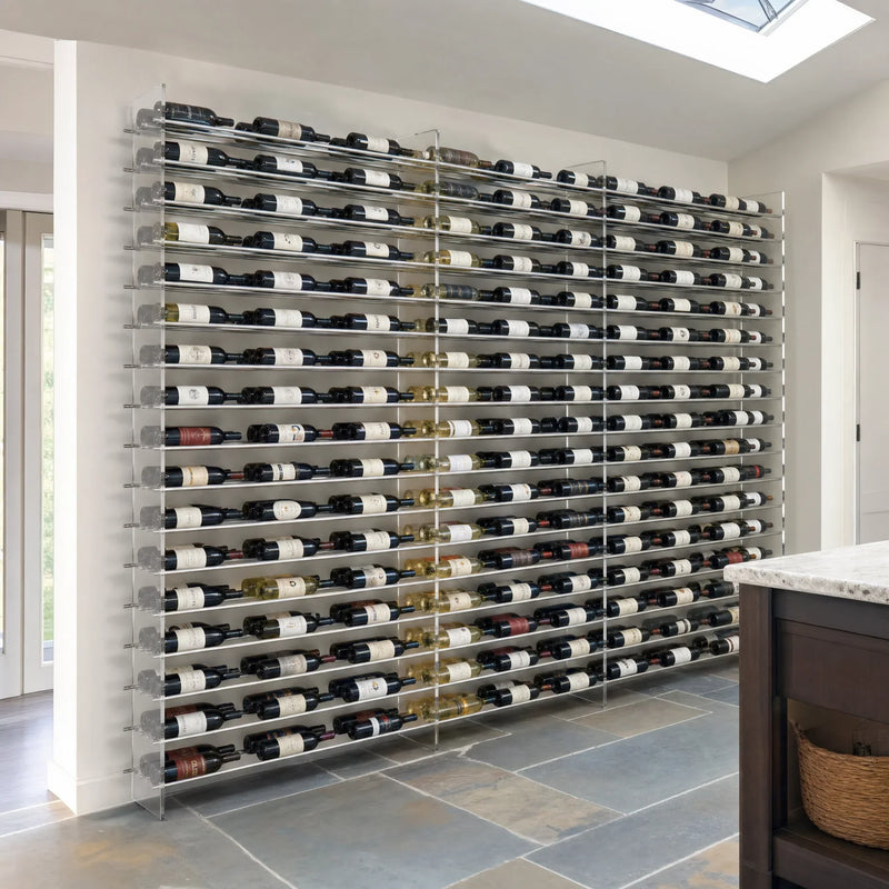 Evolution Wine Tower 72 with 3 extensions, 504 bottles, in a modern living space