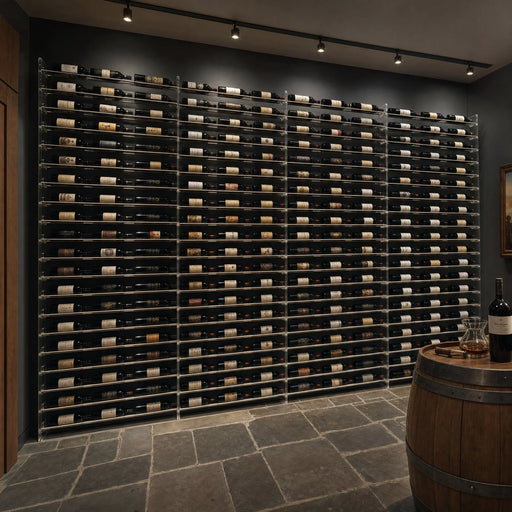 Evolution Wine Tower 92 with 3 extensions, 648 bottles, in a modern living space