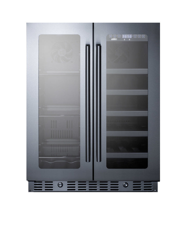 Summit ALFD24WBV wine and beverage center front