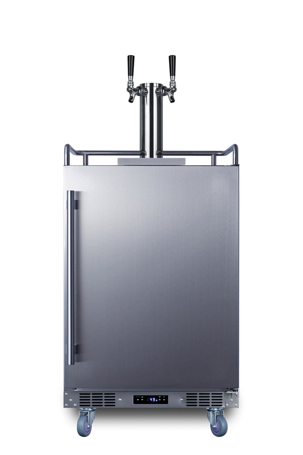 Summit SBC682WKDTWIN dual tap wine kegerator front