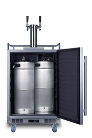 Summit SBC682WKDTWIN kegerator full