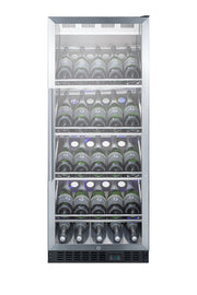 Summit SCR1156CH full cabinet view with champagne shelving