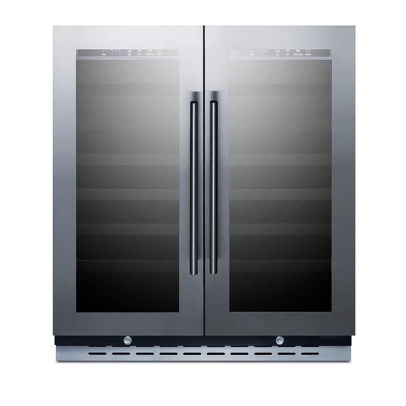Summit SWC3066B 30-inch wine cellar front