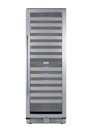Summit SWCP2163 24-inch dual-zone wine cellar front