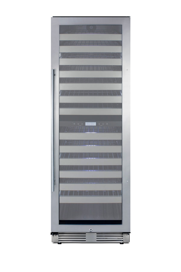 Summit SWCP2163 24-inch dual-zone wine cellar front