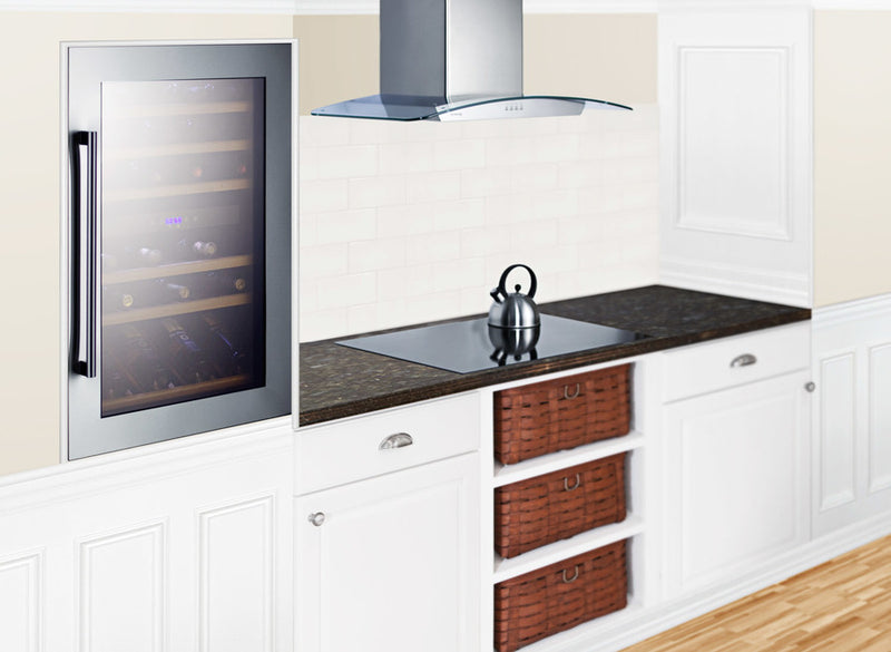 Summit VC60D integrated wine cellar lifestyle