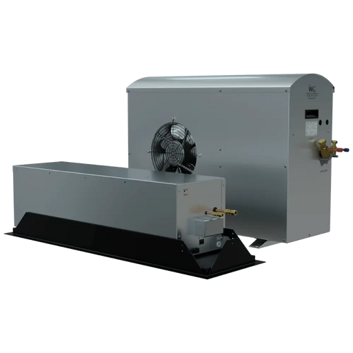 Wine Guardian CS050 wine wall complete system, fan coil and condensing unit