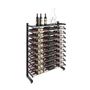 Evolution Single-Sided Island Display | Freestanding Metal Wine Rack
